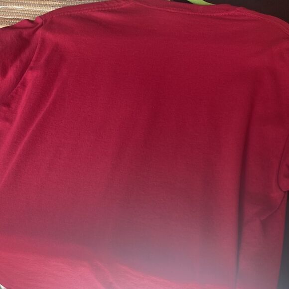 EUC Thrasher tee brick red with light blue logo size M - Picture 4 of 4